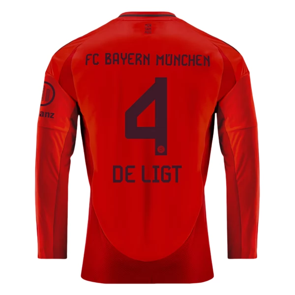 Prima Maglia De Ligt Bayern Monaco 2024/2025 Manica Lunga